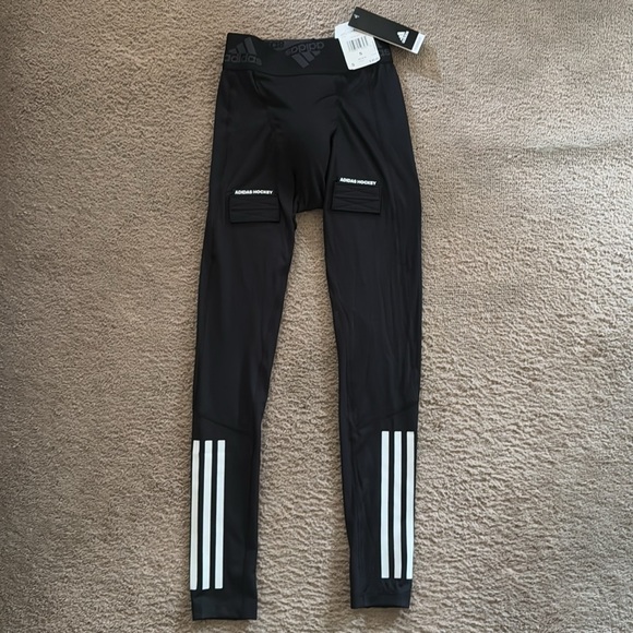 ADIDAS HOCKEY MEN AEROREADY JOCKSTRAP HARD CUP POCKET TIGHT PANTS COMPRESSION S - Picture 5 of 11